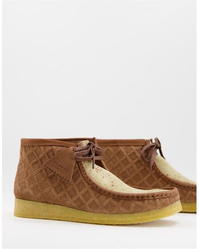 Clarks X Sweet Chick Wallabee Boots - Brown