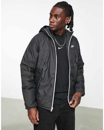 Nike Legacy - veste réversible zippée imperméable - et gris