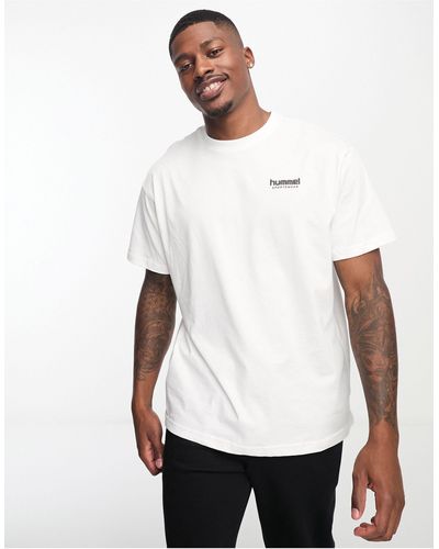 Hummel T-shirt en jersey à logo - Blanc