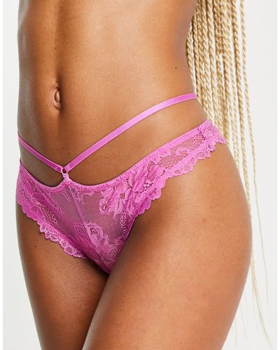 Wild Lovers exclusive french knickers in hot pink