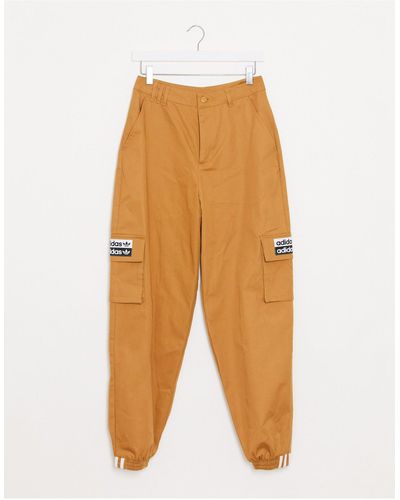 adidas Originals Ryv Cargo Trousers - Brown
