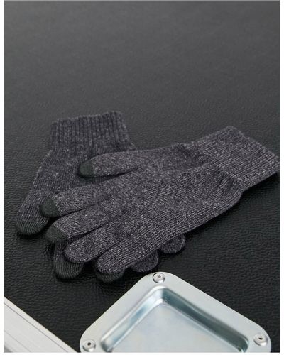 ASOS – touchscreen-handschuhe - Grau