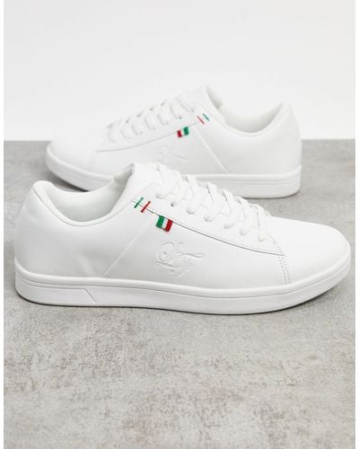 Loyalty & Faith Terrence Embossed Logo Trainers - White