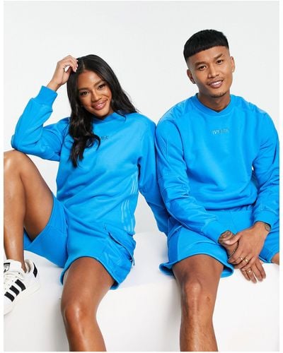 Ivy Park Adidas Originals X Unisex Sweatshirt - Blue
