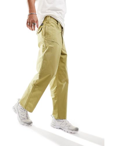 LEVIS SKATEBOARDING Pantalones verdes utilitarios con bolsillos skate - Blanco