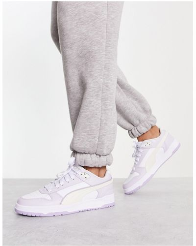 Puma basse sales bianche
