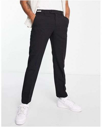 Farah Roachman Regular Fit Smart Trousers - Black