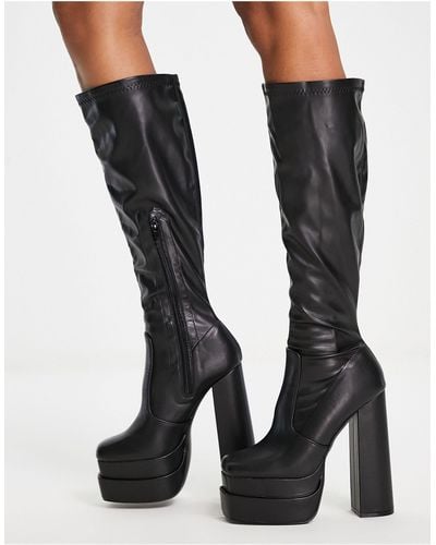 Public Desire Knee-high boots for Women | Online Sale up to 70% off | Lyst