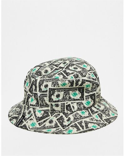 Santa Cruz Mako Dollar Co-ord Bucket Hat - Green