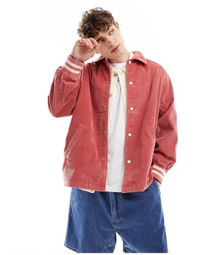 Levi's Skate Coaches Cord Jacket - Red