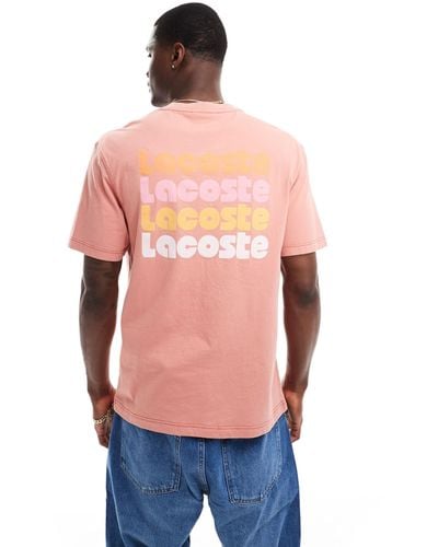 Lacoste – t-shirt - Pink