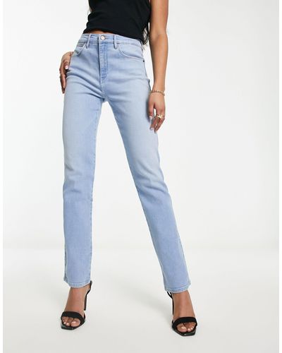 Wrangler – schmale jeans - Blau