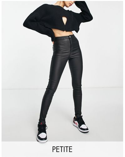 Missguided Vice - Skinny Jeans Met Coating - Zwart