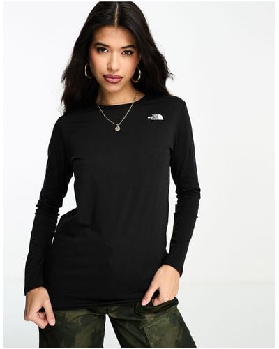 The North Face Simple Dome Long Sleeve T-shirt - Black