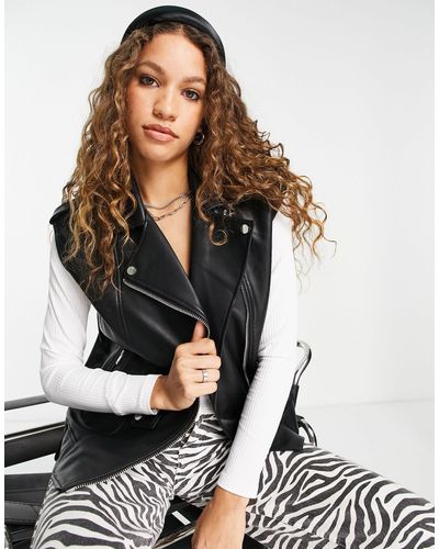 Women's Bershka Leather jackets from £26 | Lyst UK
