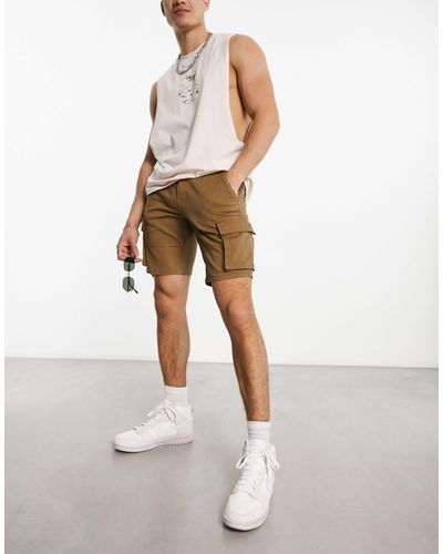 Only & Sons Cargoshort - Wit