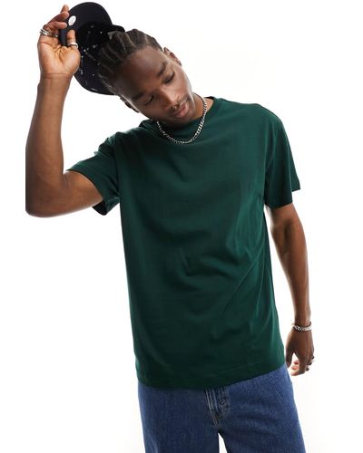Weekday T-shirt oversize - bouteille - Vert