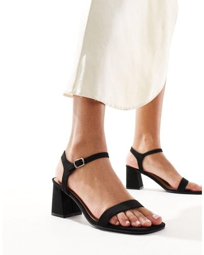 New Look Block Heel Sandals - White