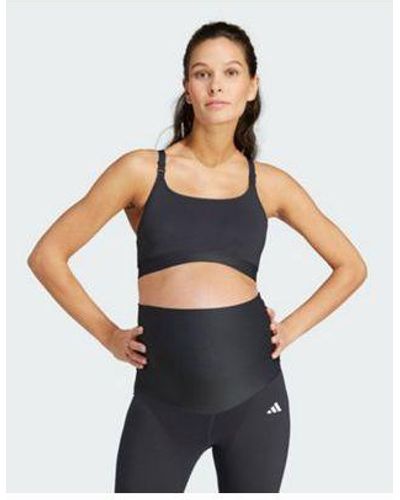 adidas Originals Adidas Powerimpact Medium-support Maternity Bra - Black