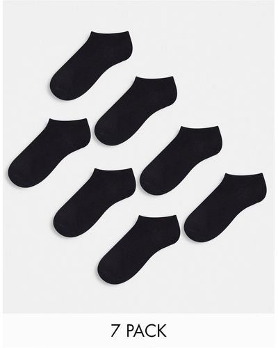 ASOS 7 Pack Sneaker Socks - White