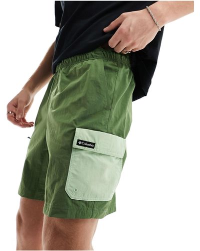 Columbia Summerdry - pantaloncini corti verdi - Verde