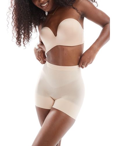Spanx Everyday Seamless Shaping Short - Brown