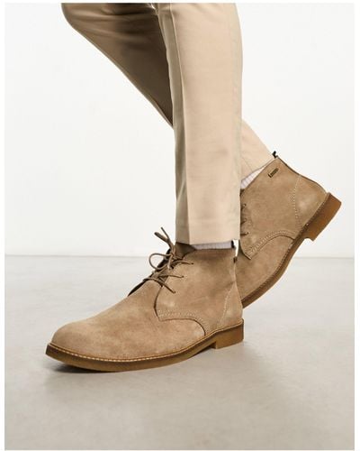 Barbour Sonoran Suede Desert Boots - Natural