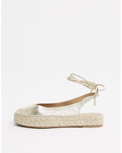 Stradivarius Espadrilles à lacets - Multicolore