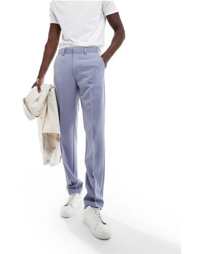 ASOS Smart Slim Fit Pants - Blue
