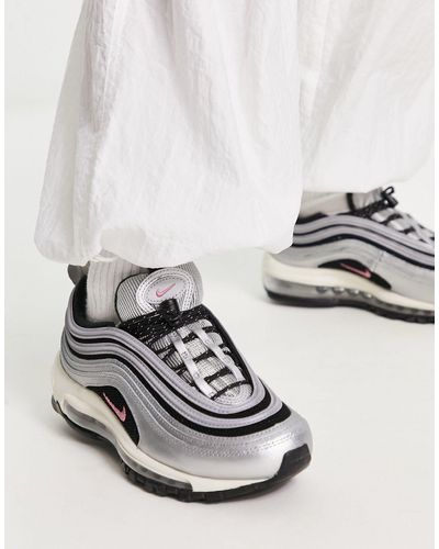 Nike Air 97 max - sneakers nere e argento - Bianco