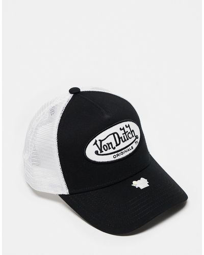 Von Dutch Boston - cappellino stile trucker bianco e - Nero