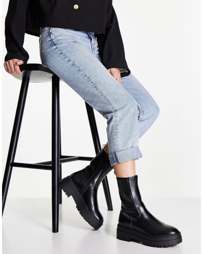 ASOS Americano Chelsea Boots - Blue