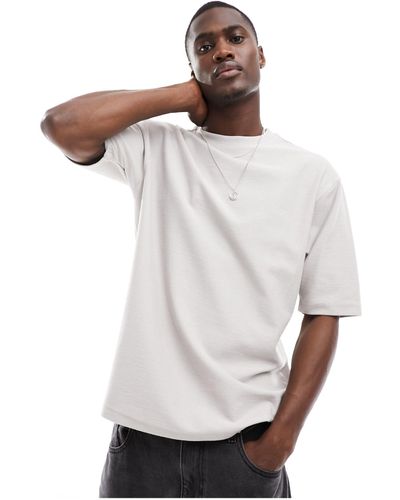 Another Influence T-shirt d'ensemble oversize texturé - clair - Blanc