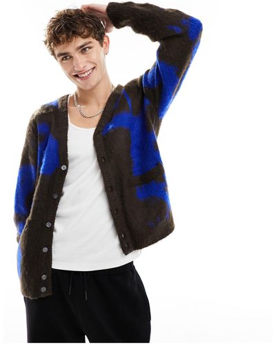 Obey Luka - cardigan con motivo a macchie - Blu