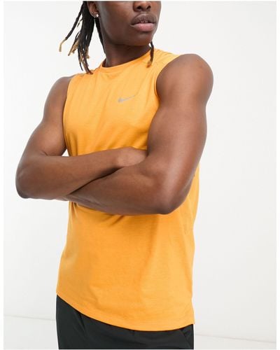 Nike Camiseta sin mangas run division rise 365 dri-fit - Naranja