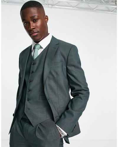 Noak 'camden' Skinny Suit Jacket - Green