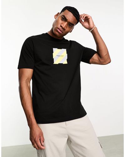 Marshall Artist Chevron Box Logo T-shirt - Black