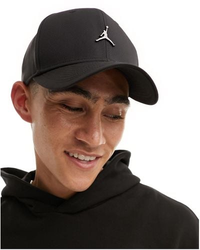 Nike Rise Jumpman Metallic Logo Cap - Black