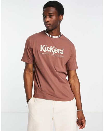 Kickers T-shirt con logo - Rosso