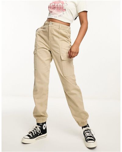 New Look Pantalones cargo color piedra utilitarios - Neutro