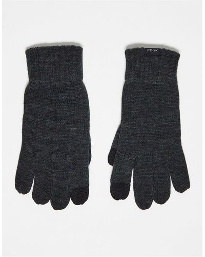 French Connection Guantes es - Negro