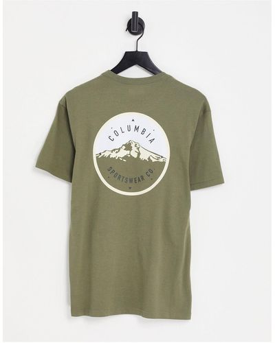 Columbia Tillamook Way Ii - T-shirt Met Print Op - Groen