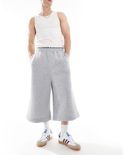 ASOS Super Long Length Shorts - Grey