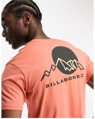 Billabong Camiseta naranja sunset - Rosa