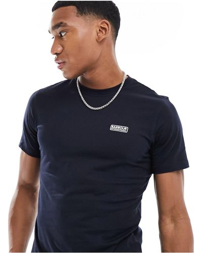 Barbour Throttle Slim Fit Logo T-shirt - Blue