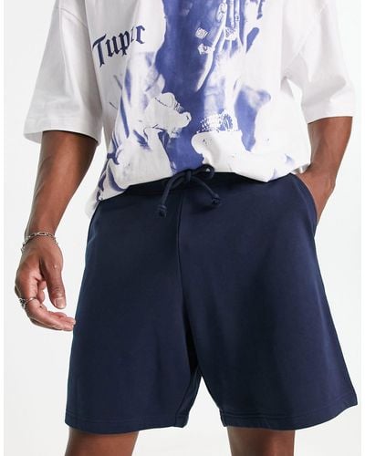 New Look Jersey Shorts - Blue