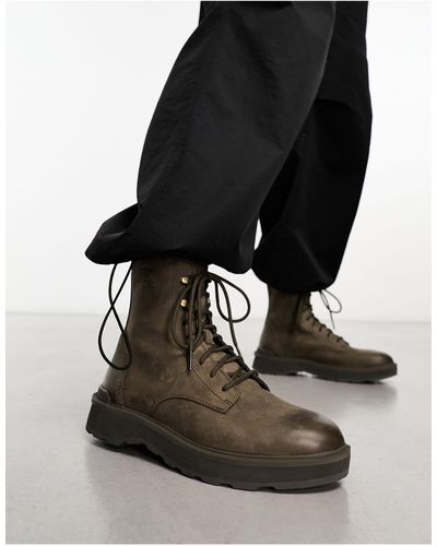 Sorel Hi-line Lace Up Boots - Black