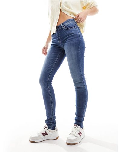 Levi's 710 - jeans super skinny medio - Blu
