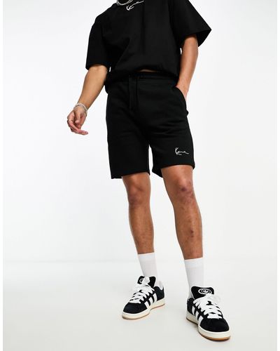 Karlkani Co-ord Small Signature Jersey Shorts - Black