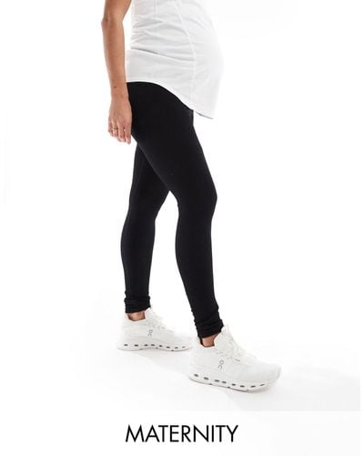ASOS 4505 Maternity Icon Seamless Rib Gym legging - Black